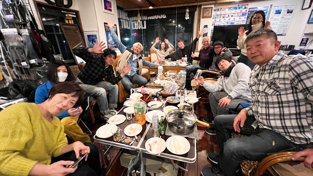 ダイビングショップ　忘年会　ラウト　パーティー　鎌倉