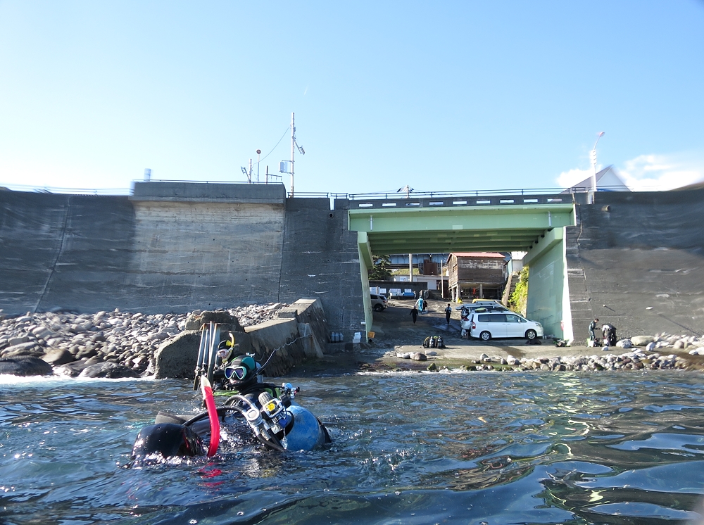 石橋　ダイビング　ビーチ　小田原　神奈川　日帰り