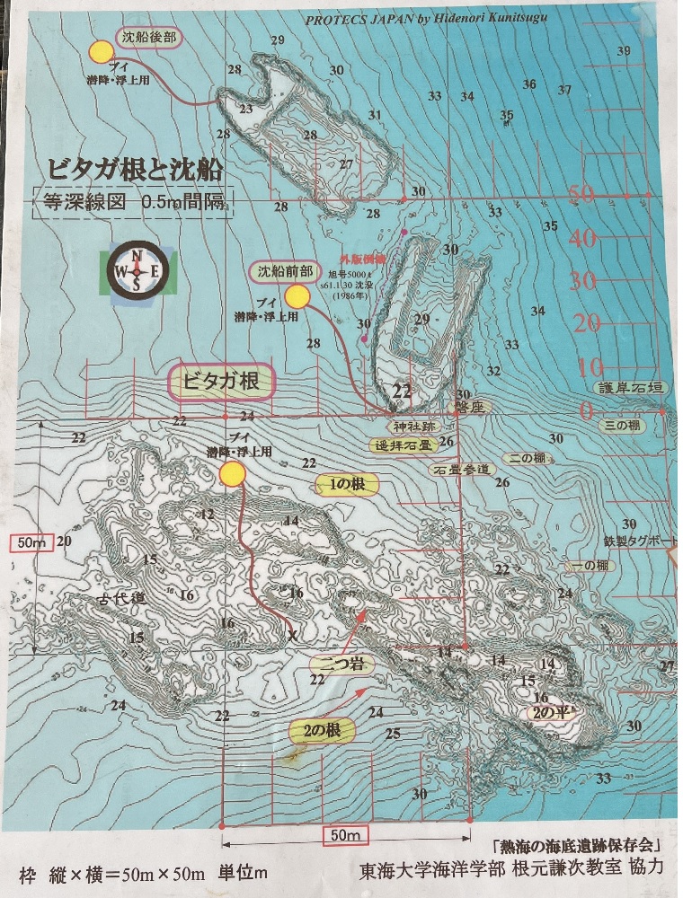 熱海　ダイビング　ソフトコーラル　地形　海底火山　AOW講習　ボートダイビング