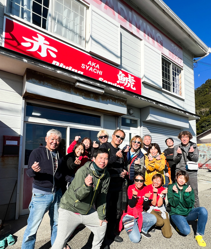 串本ツアー　ダイビング　赤鯱　南紀　