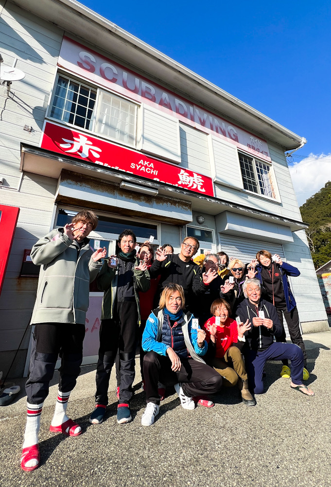 串本ツアー　ダイビング　赤鯱　南紀　