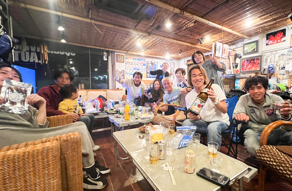 ダイビング　22周年　飲み会　メンバー　ラウト　鎌倉　大船