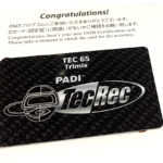 ダイビング テック　TEC65　トライミックス　PADI　テクニカルダイビング
