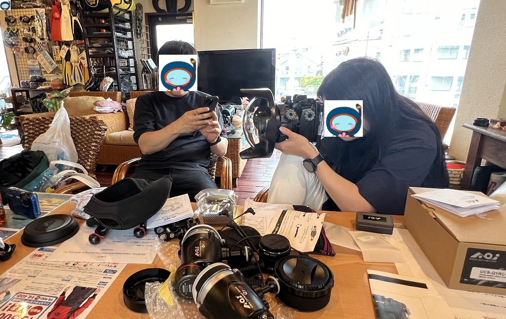 水中写真のダイビング学科講習 鎌倉