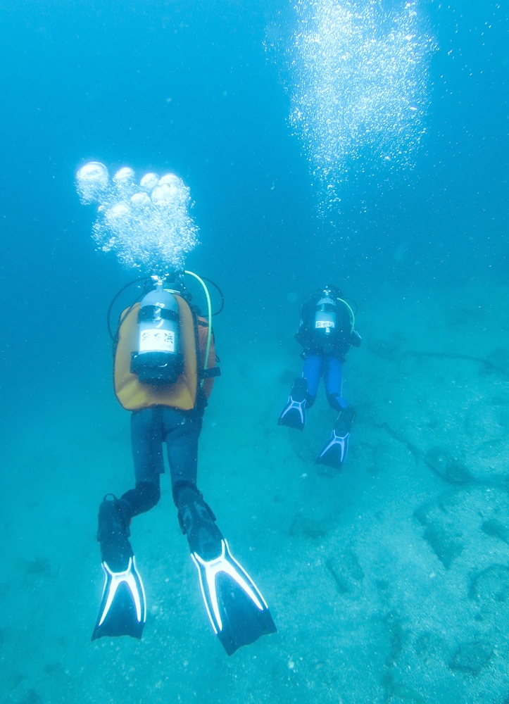 ディープダイビング講習 沼津 獅子浜 PADI