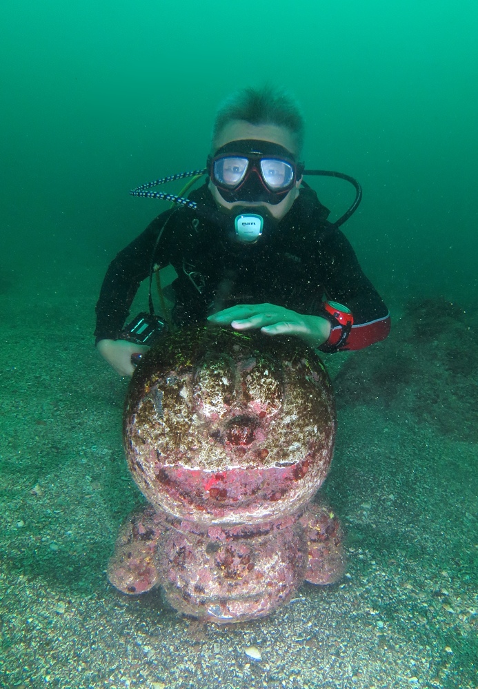 江之浦　ダイビング　水中スクーター　水中ドラえもん　カエルアンコウ　カミソリウオ