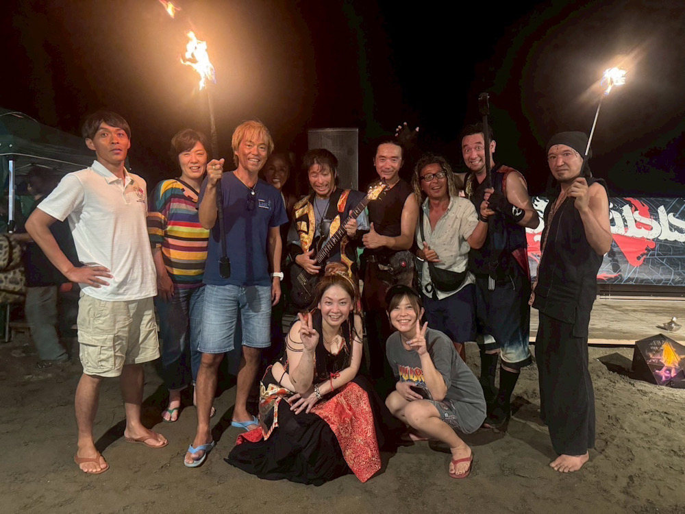 逗子　ダイビングツアー 由比ヶ浜　タイ村　ファイアーショー　ゆうき食堂