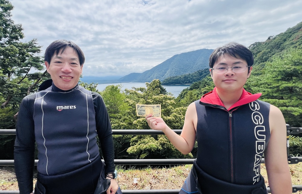本栖湖 高所潜水 ダイビング 講習 アルティチュード 山梨県 湖 淡水