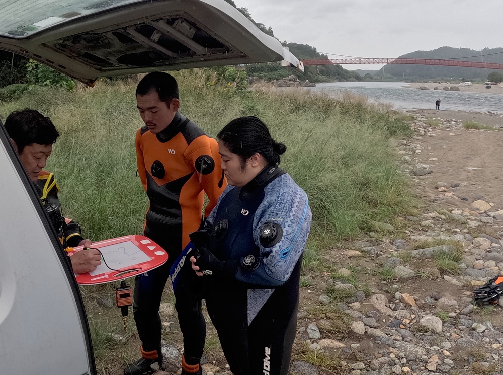 長良川リバーダイビングSP　美濃橋　オオサンショウウオSP