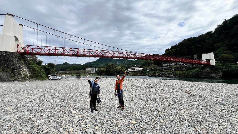 長良川リバーダイビングSP　美濃橋　オオサンショウウオSP