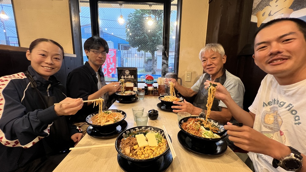 ダイビング後のランチ