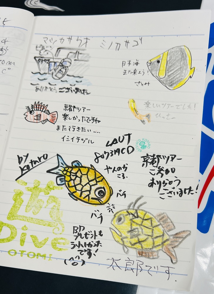 若狭湾ダイビング 遊ダイブ 京都ダイビングツアー