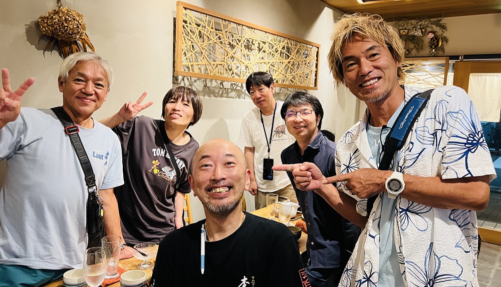 京都ダイビングツアー　打ち上げ　飲み会　京料理　