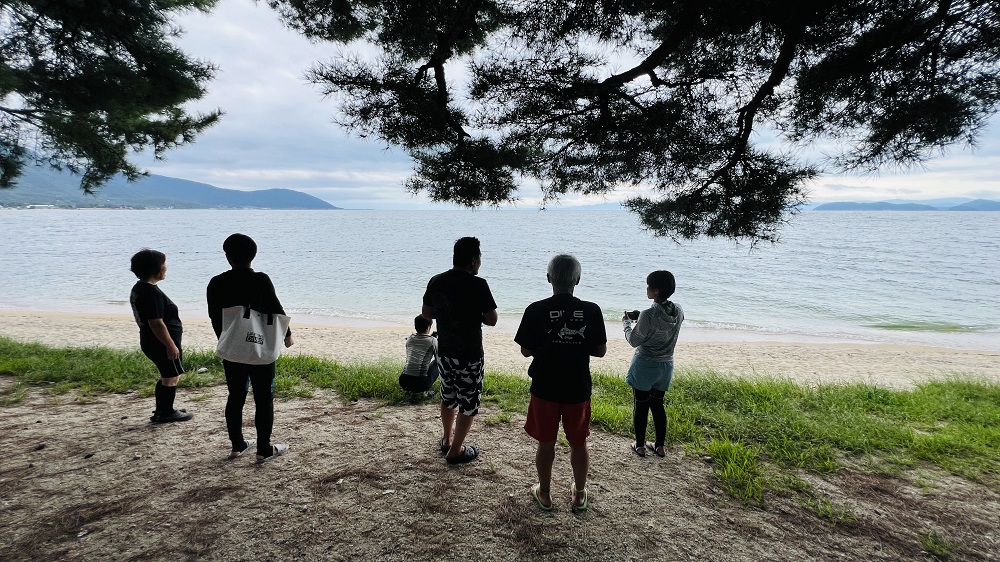 京都ダイビングツアー　琵琶湖ダイビング　水草　ブラックバス　ブルーギル