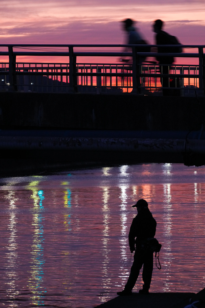 陸上写真撮影練習 開国橋 久里浜