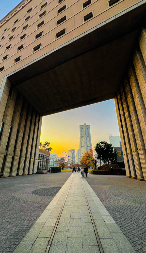 横浜 写真撮影 散歩 みなとみらい 日本大通り いちょう