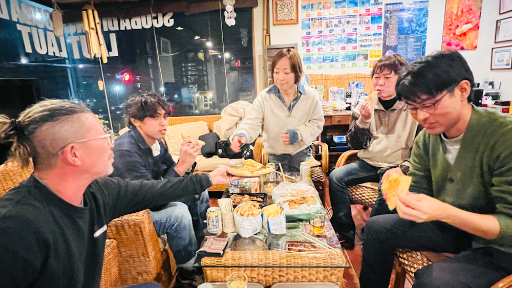 ダイビングショップ　ラウト　忘年会