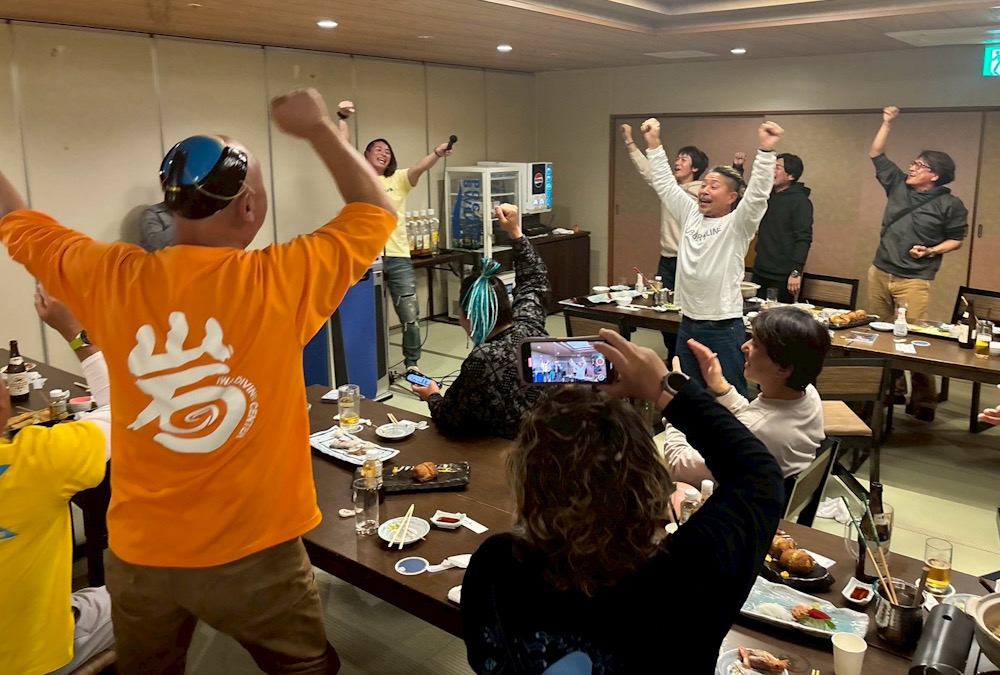 スキューバダイビングイントラ忘年会
