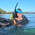 PADIレスキュダーバーコース　パニックダイバーの対応　講習