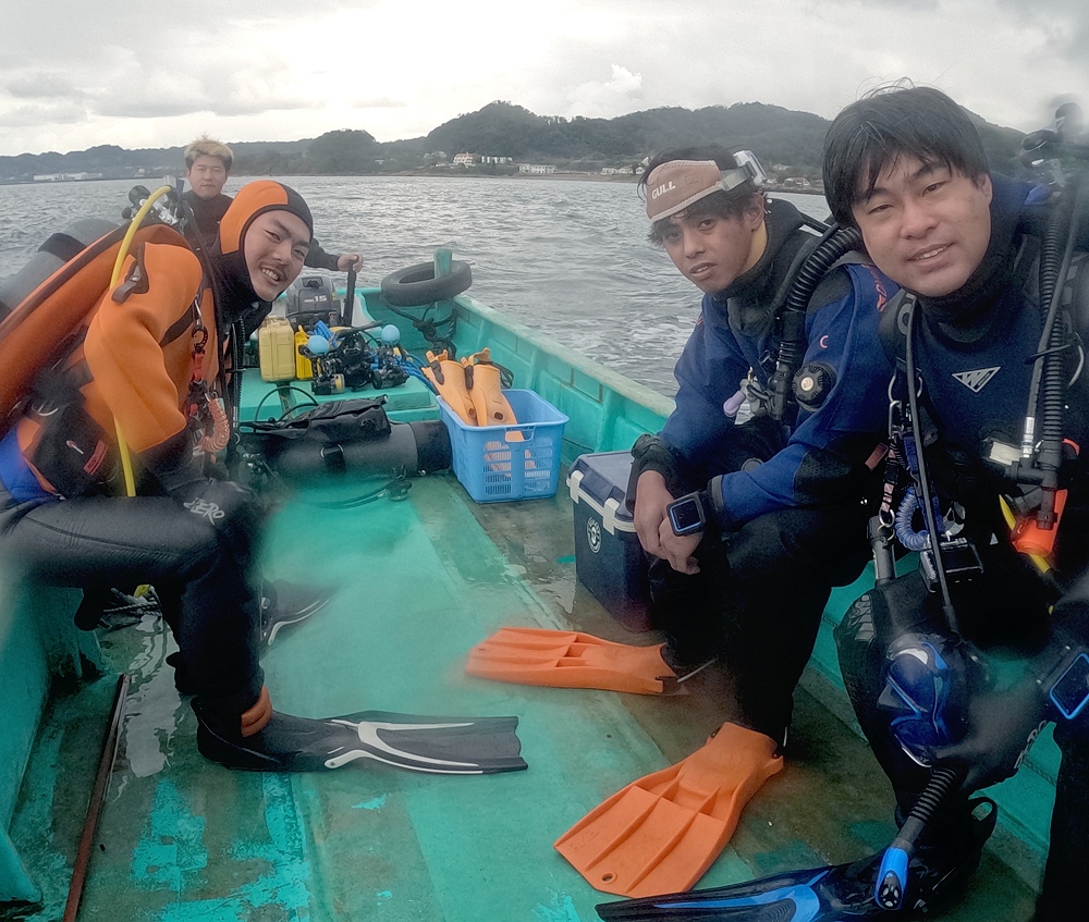 千葉県　坂田　ダイビングポイント　ザトウクジラの骨　ジャクマイヨール