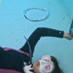 スキンダイビング講習　屋内プール　