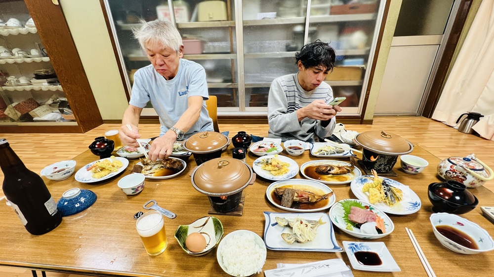 大瀬崎ダイビング　宿泊　晩御飯