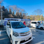 ダイビングショップ　車　洗車