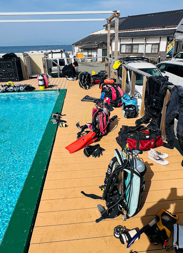 ダイビングショップ　フィンキックトレーニング　伊豆　神奈川