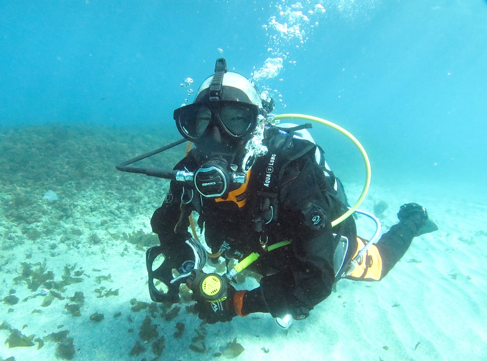 フルフェイスマスクSP講習　PADI　城ヶ島ダイビング