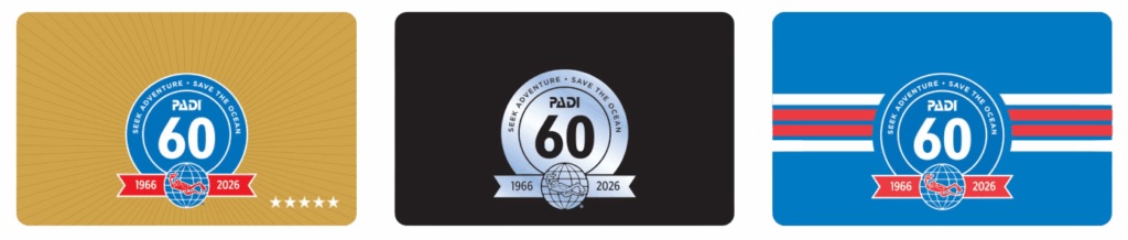 PADI60周年記念Cカード
