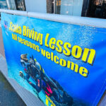 ダイビングショップ　看板　鎌倉　ラウト　スキンダイビング