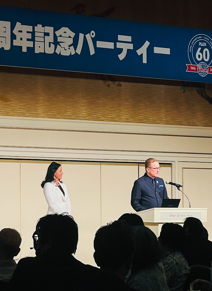PADI60周年記念　パーティー　ダイビング　イントラ