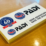 PADI　60周年　ステッカー