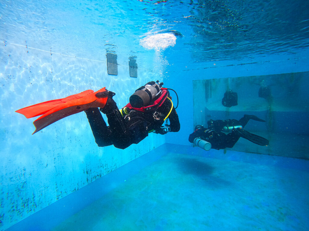 ダイビングショップ　フィンキックトレーニング　伊豆　神奈川