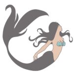 LAUT 人魚　ロゴ　ダイビングショップ