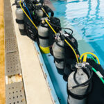 プール　体験ダイビング