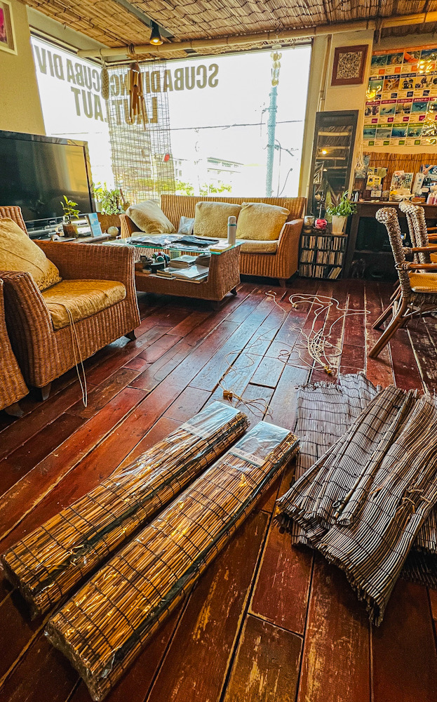 鎌倉　ダイビングショップ　ラウト　店内