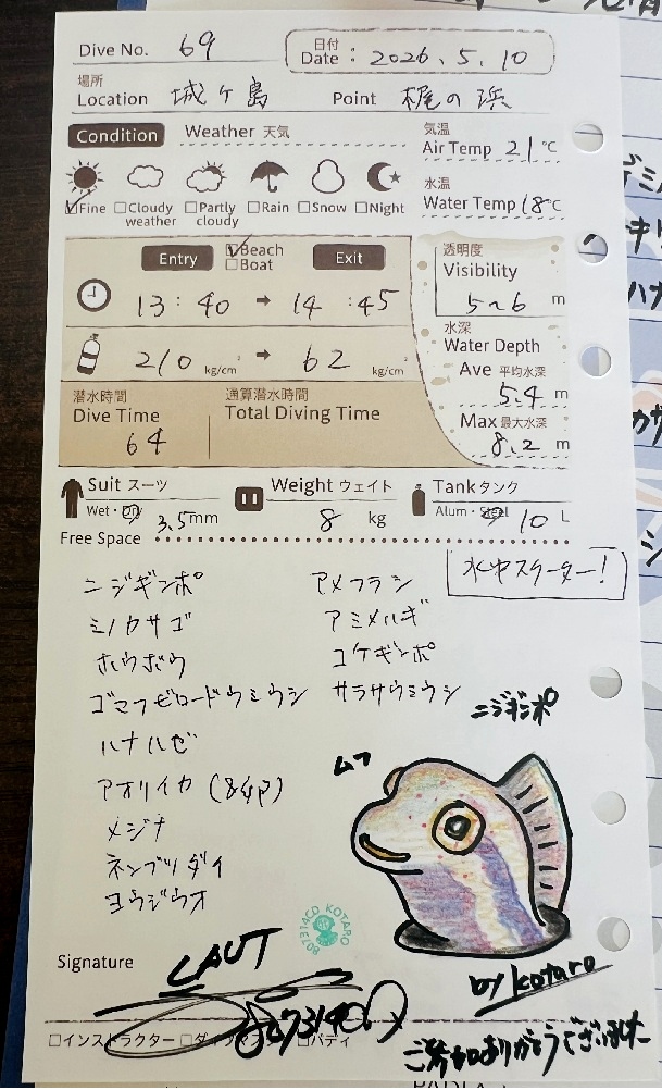 城ヶ島　ダイビング　神奈川　水中スクーター　ウミウシ