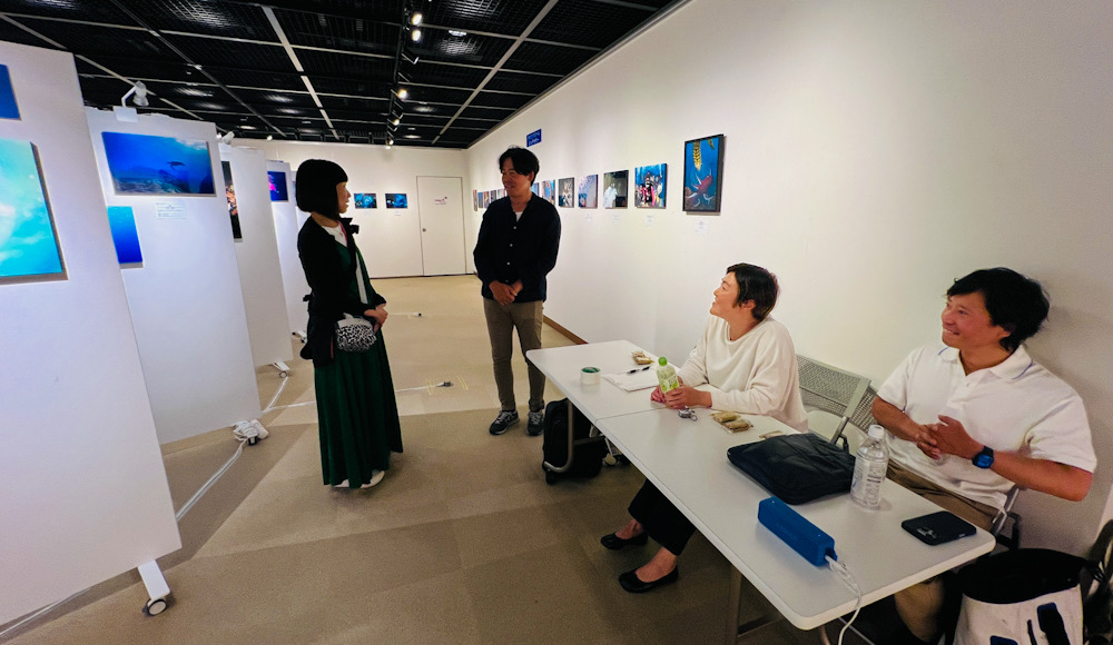 みなとみらい　クィーンズスクエア　水中写真展　ダイビング