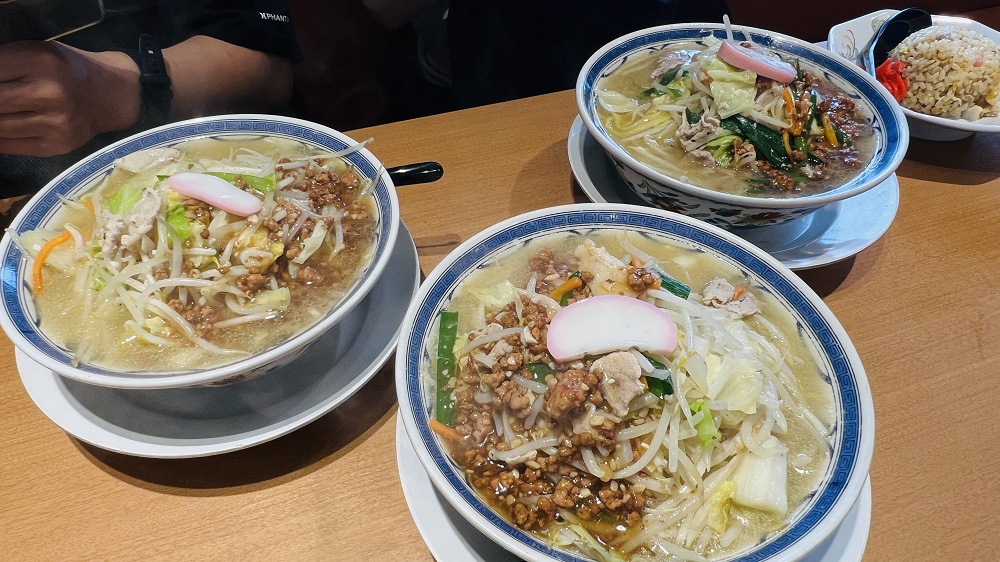 アフターダイビング　ランチ