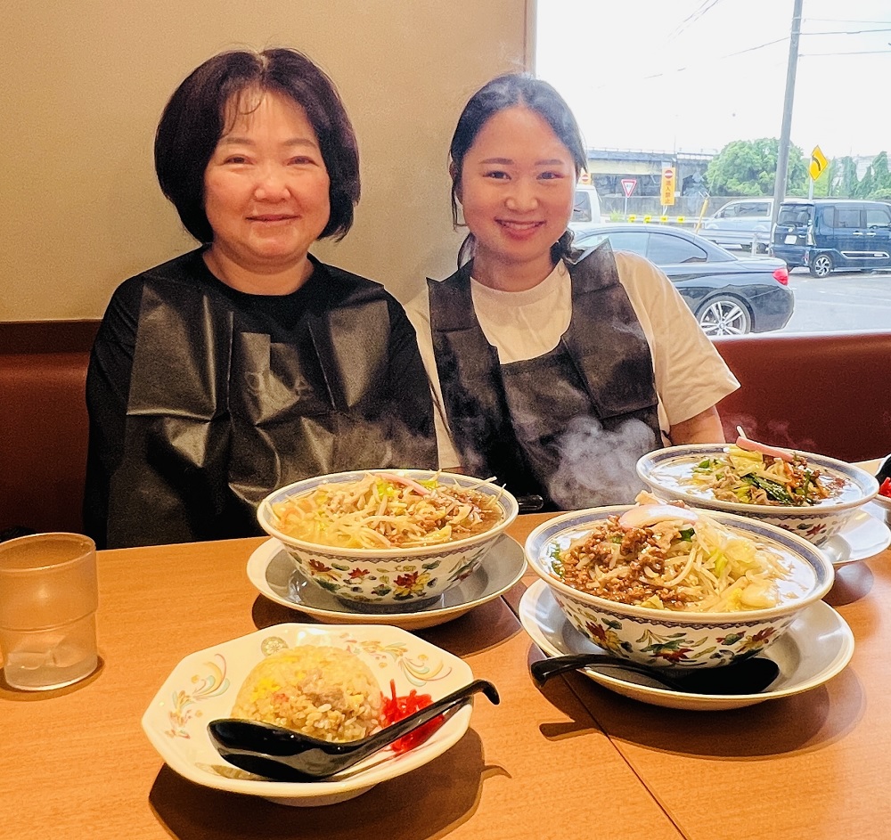 アフターダイビング　ランチ