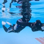 スキンダイビング講習　プール　神奈川　水中スクーター