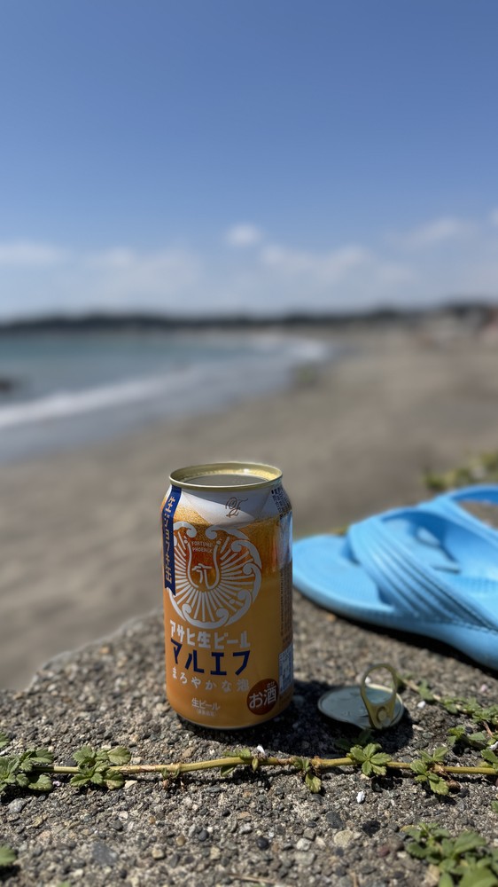 材木座ビーチ